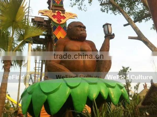 Large Outdoor Decorative FRP Animal Sculptures for Amusement Park