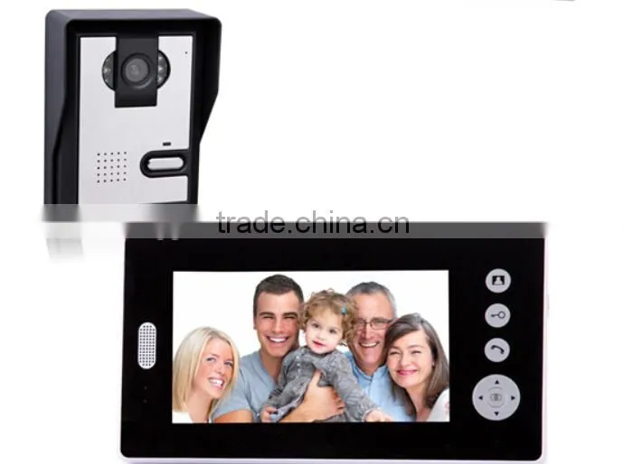 2015 new 7 inch color wireless video door phone , wifi video door phone,lcd color monitor