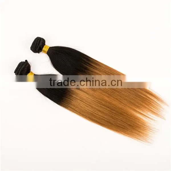 Grade 10A 1b 613 colored two tone ombre colored hair weave bundles for black women