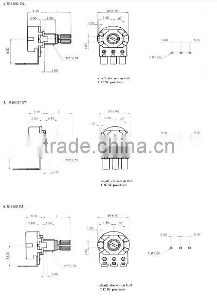 "Depth of alibaba certification potentiometer manufacturer