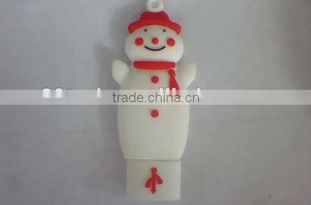 promotional Xmas/Christmas newest cartoon different shape usb pen drives
