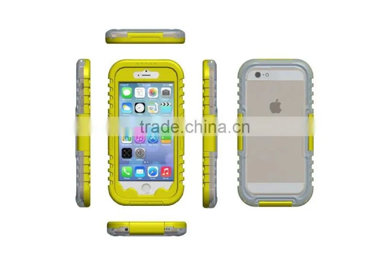 For iphone waterproof cell phone case red