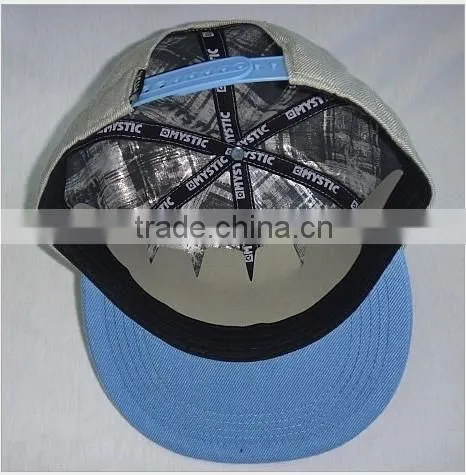 6 panel high quality embroidery patch snapback cap casquette