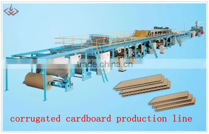 5 layer corrugated cardboard production line