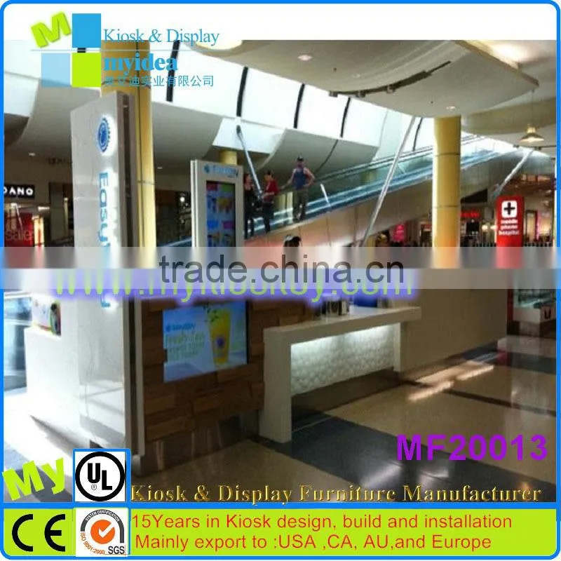 Customized fashion cosmetic display shelf pdq counter top