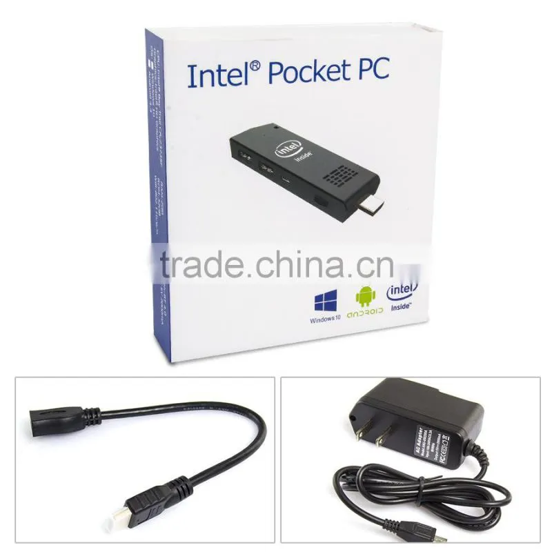 Wholesale vensmile W5 fire tv stick intel atom mini pc android tv stick 2GB+32GB quad core W5 mini pc W5 fire tv stick