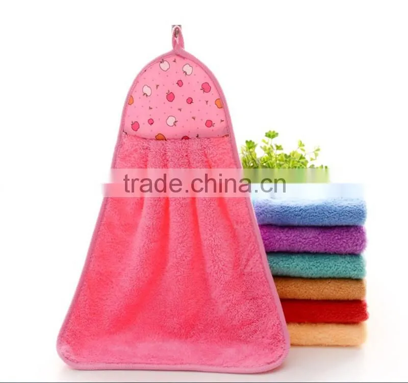 factory sale directly client design coral fleece hand towel stock
