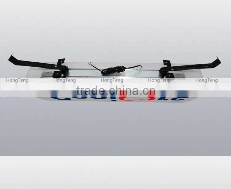 Led taxi top light box taxi top ads box slim taxi box