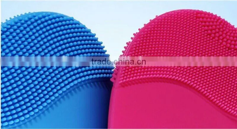 Colorful face lift solicone facial brush, face massage beauty equipment