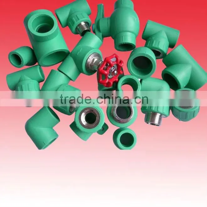 PPR reducing fittings for pipe connection