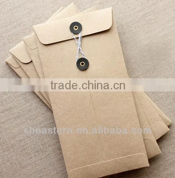 Customed Button String Envelope