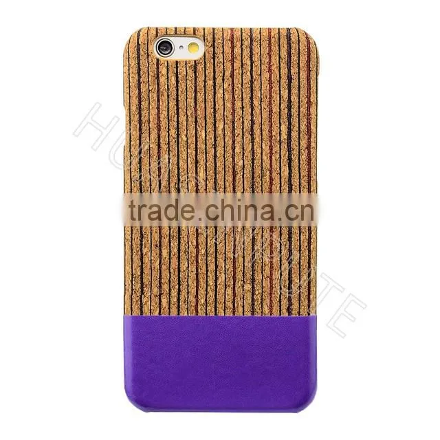 Elegent Wooden Style Back Cover Case Plastic phone Cover For Apple iPhone 6s