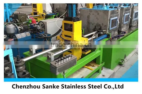 Round ERW Pipe Metal SS Pipe Making Machine/pipe production line