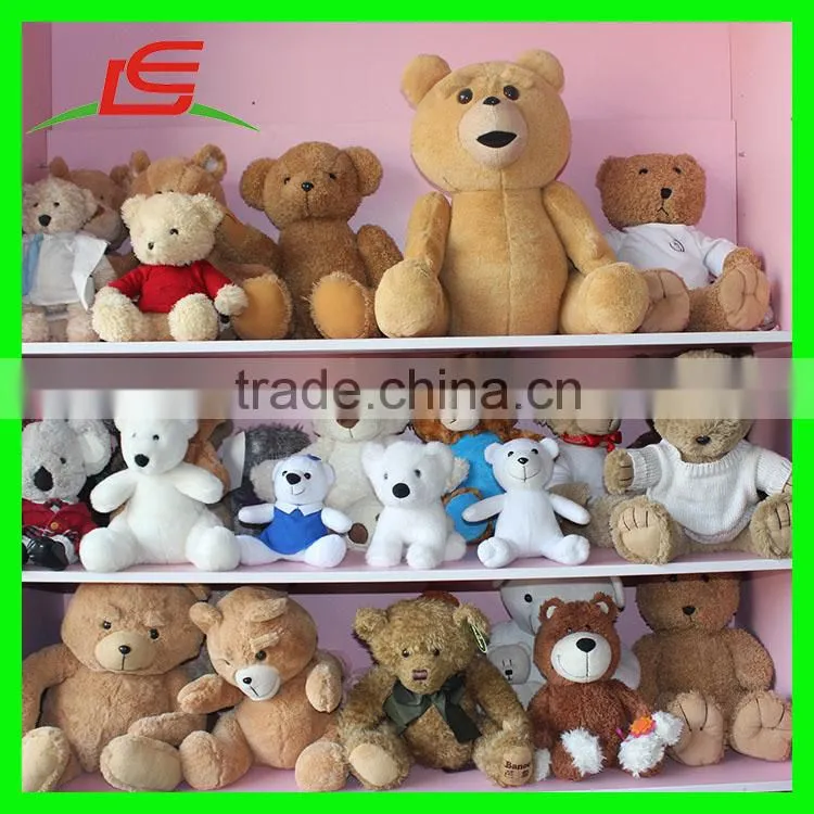 2016 Hot Selling Animal Style Cute Stuffed Plush Teddy Bear Keychain
