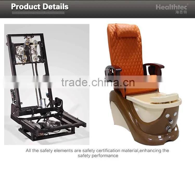 Pipless whirpooling pedicure whirlpool pump