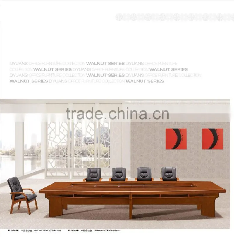 Modern classical conference table socket rainier cherry DYA17