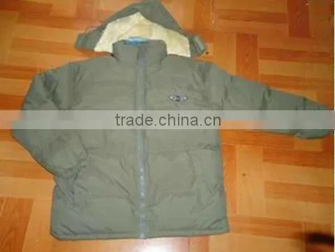 2013 new mens fashion padding winter jackets with pvc coating