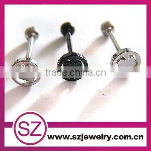 D64 fake barbell piercing