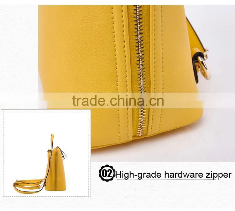 China suppliers alibaba wholesale newest design colorful girls leather back pack