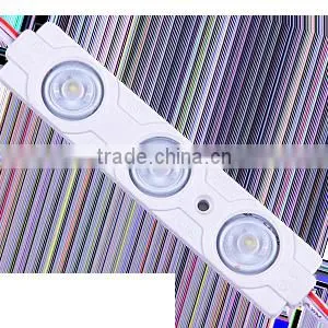 China luminous letter source new style waterproof 3 chips SMD 2835 injection LED module with 10000K6000K3000KRGB