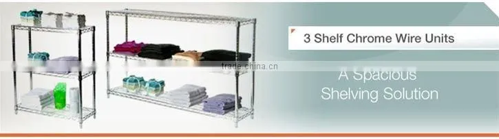 Home Chrome Wire Shelving