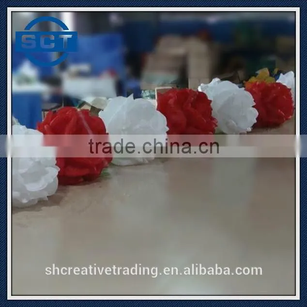 Inflatable Rose Flower for Wedding Aisle Decorations