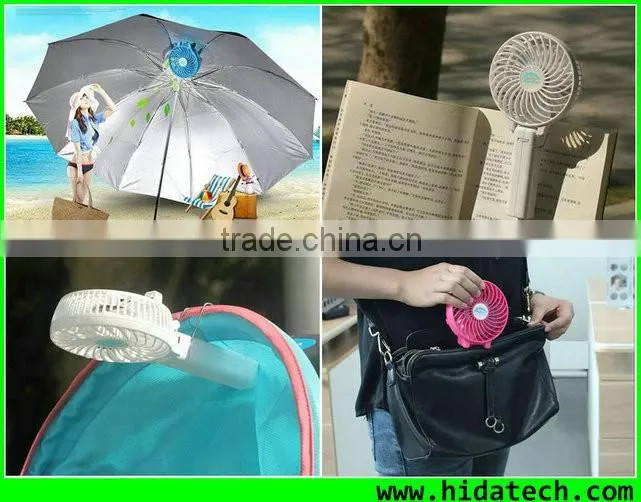 Shenzhen 2200Mah Mini Rechargeable Handy Fan Portable Fan