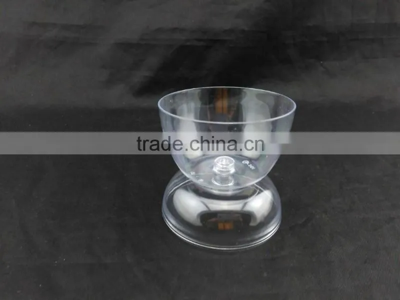 plastic crystal single use plastic reversible apple cup