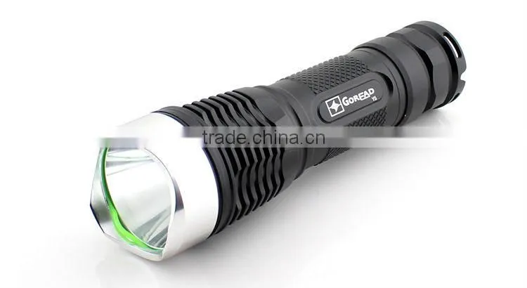 GOREAD Y5 High bright rechargeable XML T6 10W tactical flashlight