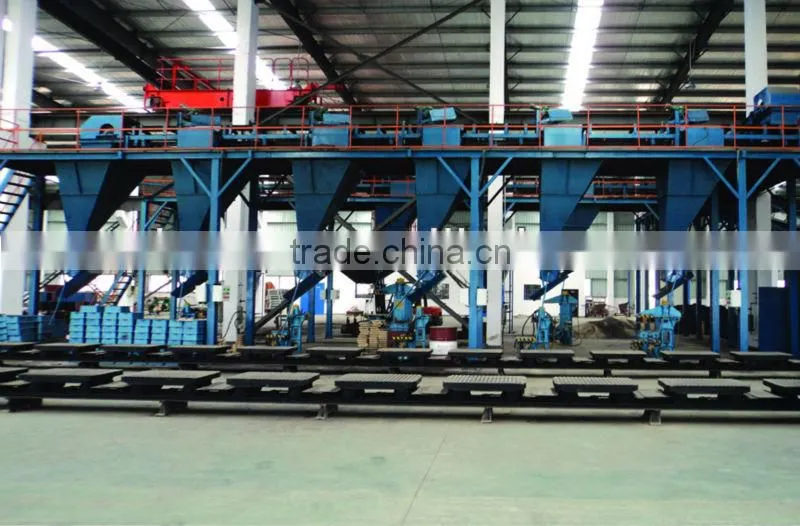 V method foundry molding line