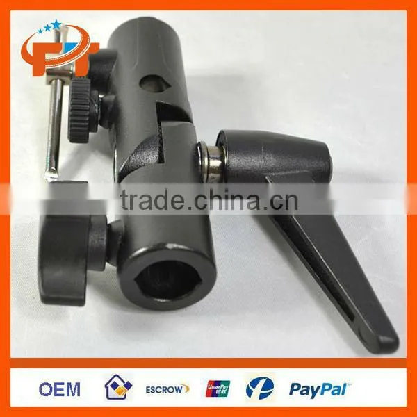 Flash Hot Shoe Adapter Umbrella Holder Swivel Light Stand Bracket H Type