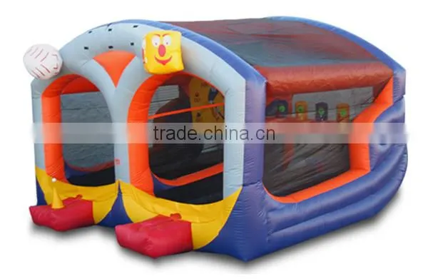 baseball shooter combo,baseball game, commercial inflatable game for children and adults