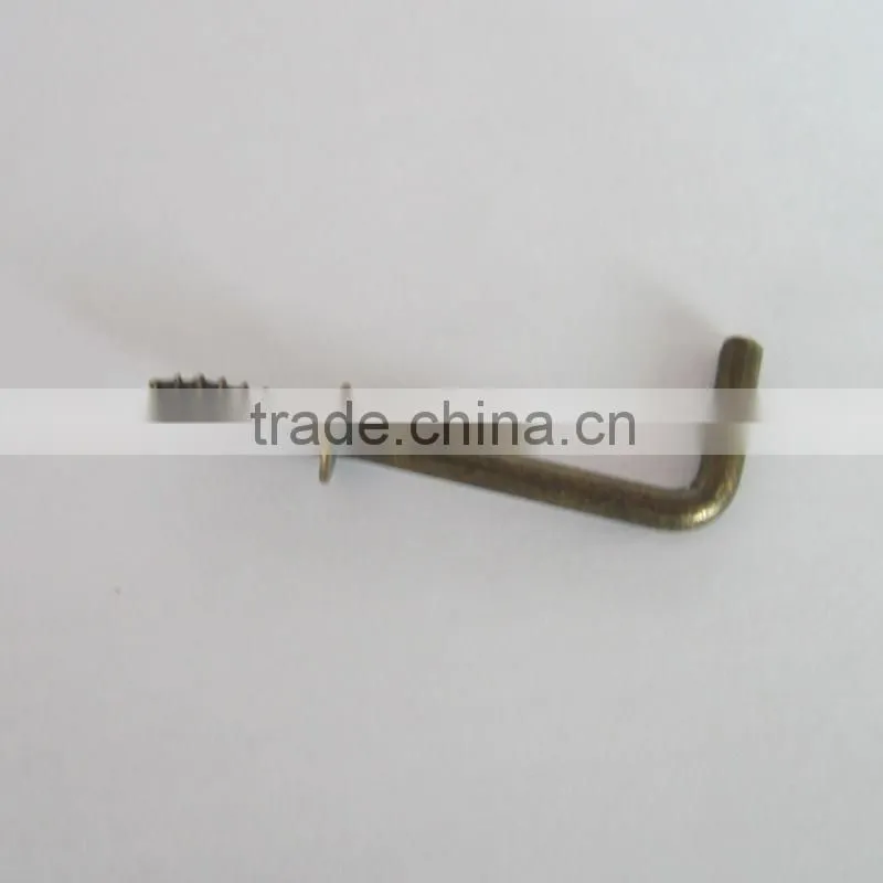 Fashionable Different lengths L shaped screw hook In Bulk Price From China Factory