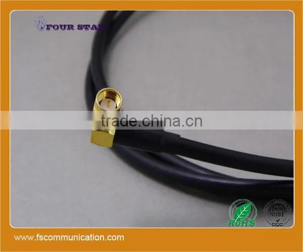 3D-FB Cable Assembly with SMA male Right Angle Crimp Connector At One Side