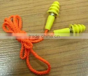 2016 TPR silicone ear plugs soundproof noise cancel ear plug(SNR 29)
