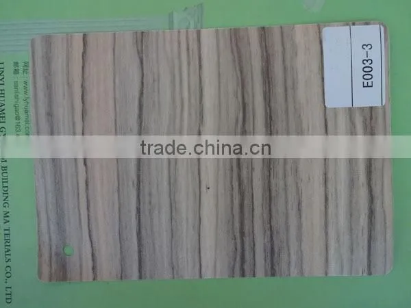 wood grain type pvc film for wood floor