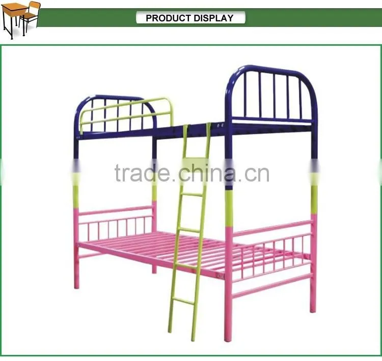 steel matel bunk bed for dormitory school furniture