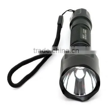 2014 Hot sell for aluminum high power led flashlight battery light