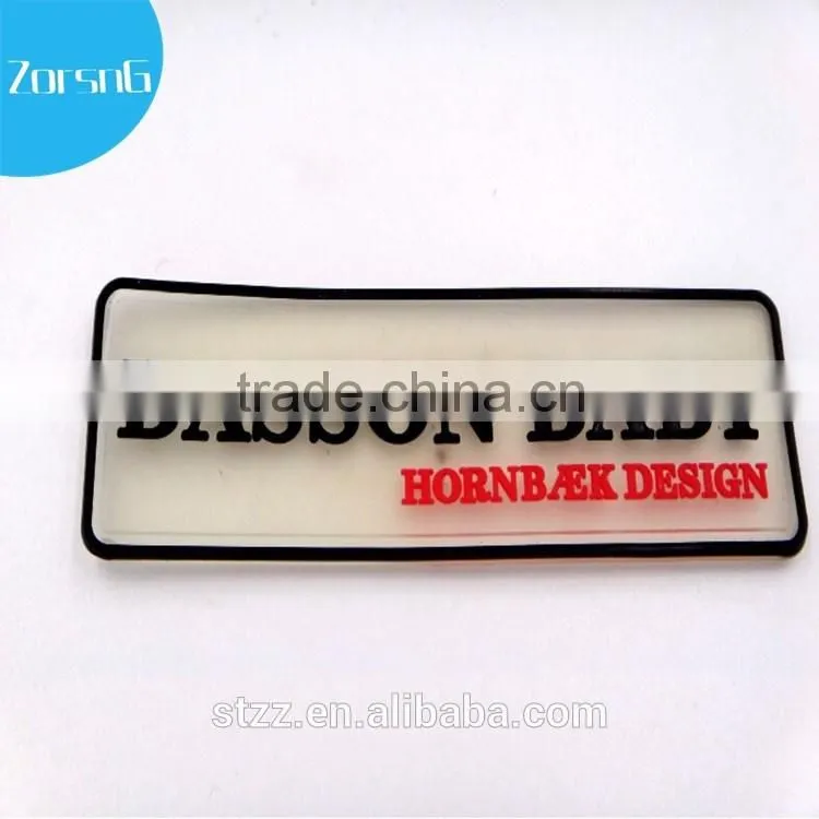 Kids' shoe logo custom 3D pvc patch