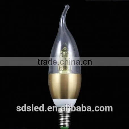 LED Candle bulb 4w E14 led candle light 3014SMD Warm White LED candle bulb light
