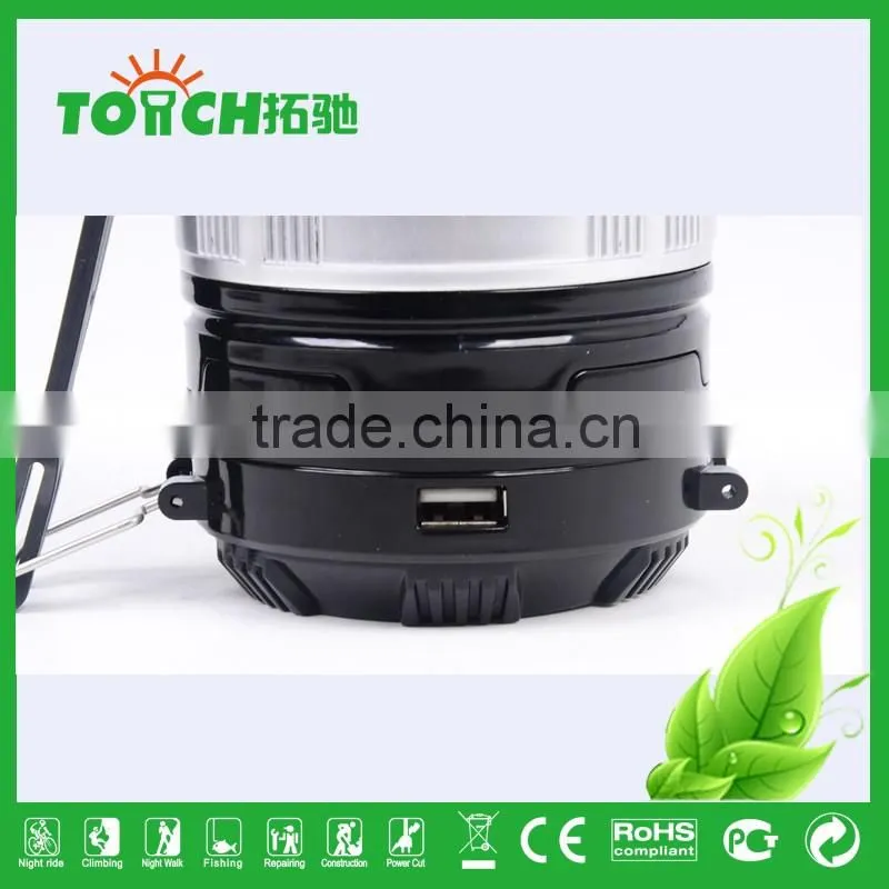 2016 New Lantern Light Solar Tent Light 12h High Power Flash Light Emergency Lamp Lantern Lamps With AC Charger