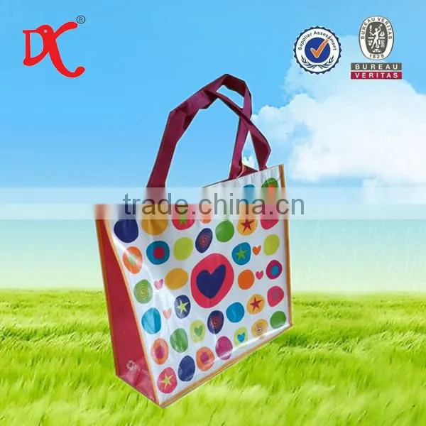 2015 high quality customized pp shopping bag foldable shop bag custom