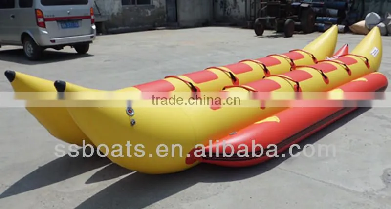 double tube inflatable banana boat for sale
