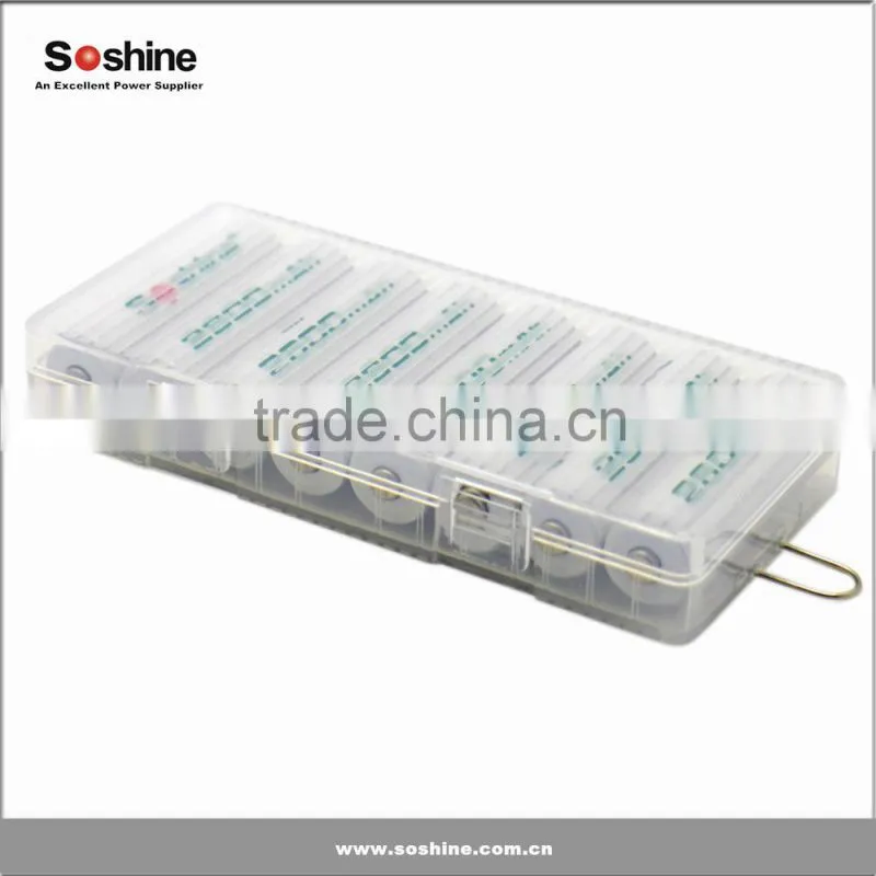 Soshine new coming waterproof AA Battery Case For 1-8 pcs AA Batteries