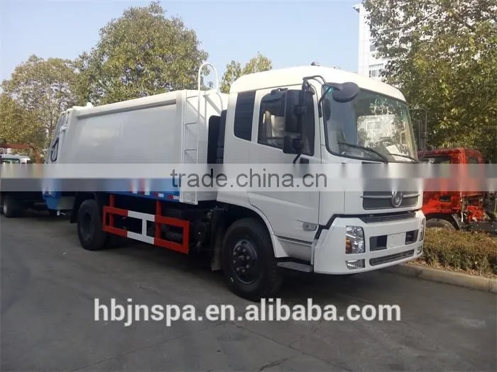 GOOD PRICE Dongfeng 153 12CBM white color Compactor Garbage Truck