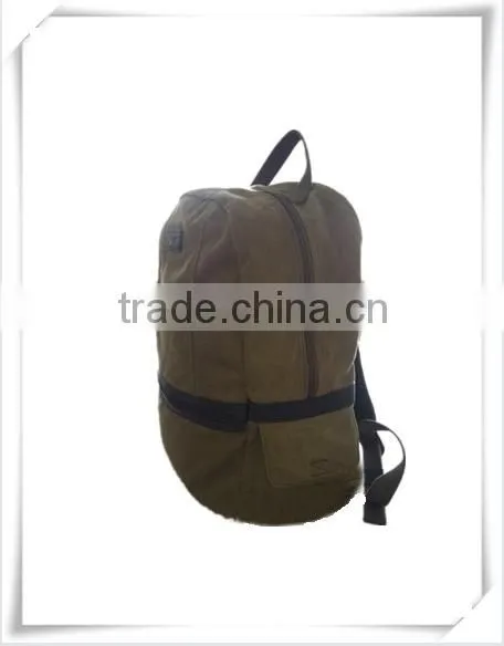2015 new design made of cotton backpack for school /hiking in hot markets