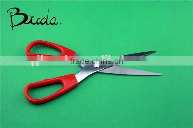 Good quality colourful soft handle office scissors/student scissors BD-S1618