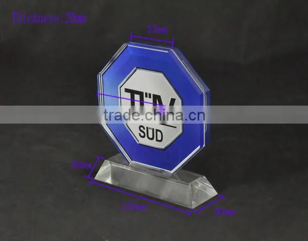 Blue Fashion Acrylic Trophy