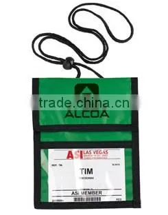 Trade Show Neck Wallet /Badge Holder