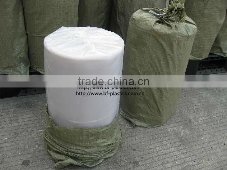Low cost PE plastic film ventilation duct
